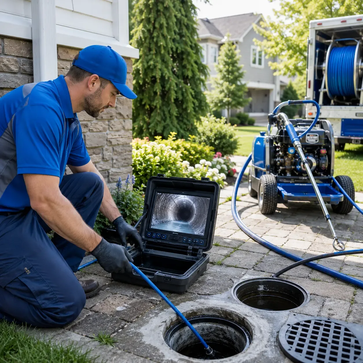 Outdoor drain cleaning professionals serving Dickerson, MD